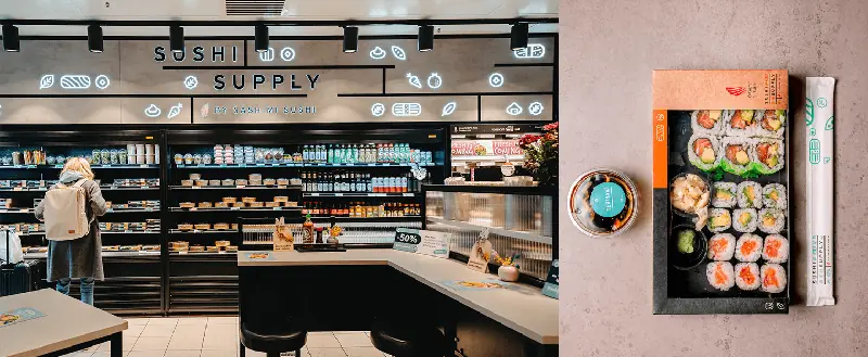 Sushi Supply Hamburg — 15% Studenten-Rabatt auf frisches Sushi am Hauptbahnhof